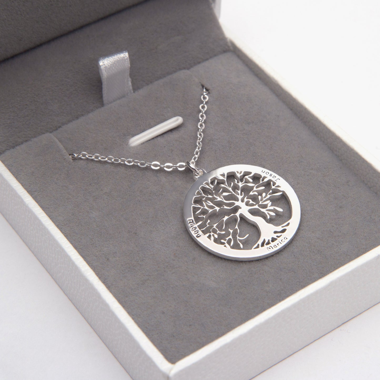 Personalized Life Tree Name Necklace