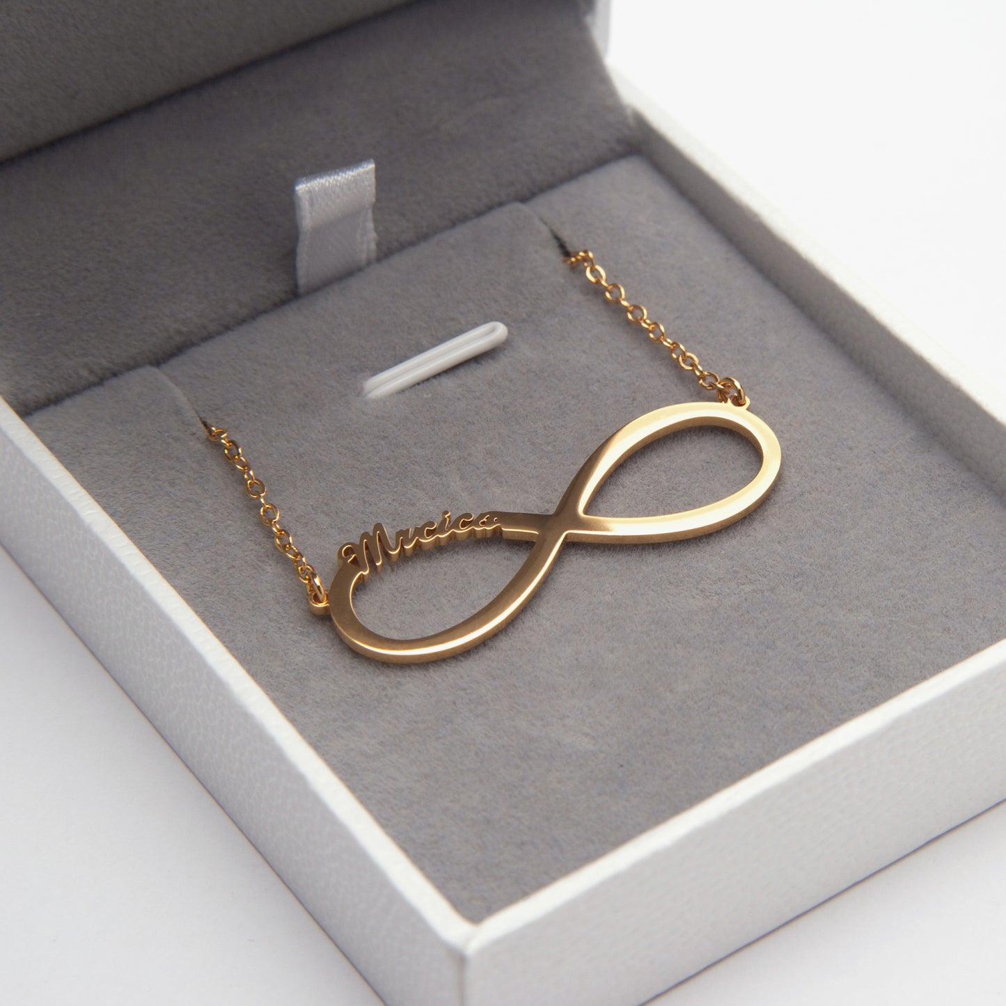 Personalized Infinity Necklace